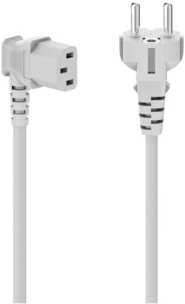 Hama Netzkabel 3-polig 5m Stromkabel Netzanschlusskabel 90° Hama Netzkabel 3-polig 5m Stromkabel Netzanschlusskabel 90°
