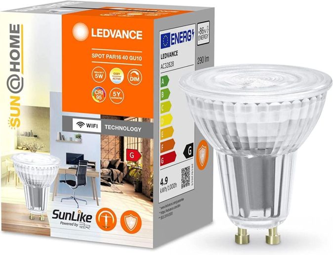 LEDVANCE Smart LED-Reflektorlampe GU10 Sockel mit Wifi Dimmbar LEDVANCE Smart LED-Reflektorlampe GU10 Sockel mit Wifi Dimmbar