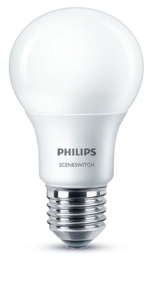 Philips 3-in-1 LED Lampe SceneSwitch 60W E27 Leuchtmittel Philips 3-in-1 LED Lampe SceneSwitch 60W E27 Leuchtmittel