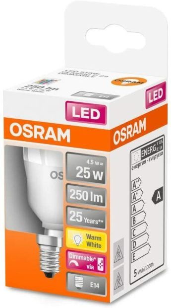OSRAM STAR+ RGBW LED Lampe E14 Sockel mit Fernbedienung Dimmbar 