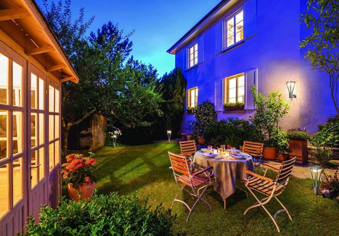 Ledvance Außenleuchte mit Bewegungsmelder Terrassenbeleuchtung Gartenleuchte 50 cm 6W Ledvance Außenleuchte mit Bewegungsmelder Terrassenbeleuchtung Gartenleuchte 50 cm 6W