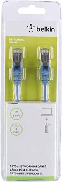 Belkin RJ45 Patchkabel Cat5e Netzwerkkabel LAN DSL Blau 1 m Belkin RJ45 Patchkabel Cat5e Netzwerkkabel LAN DSL Blau 1 m