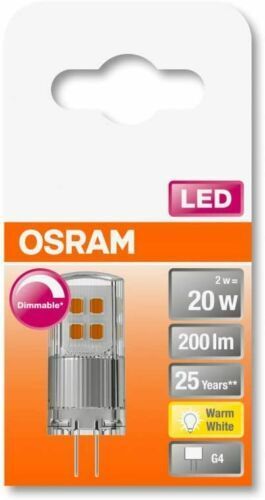 OSRAM G4 LED Stiftsockellampe Dimmbar Pinlampe 20W Warmweiß OSRAM G4 LED Stiftsockellampe Dimmbar Pinlampe 20W Warmweiß