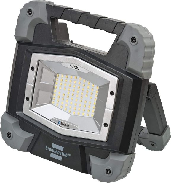 Brennenstuhl TORAN 4000 Mobiler Bluetooth Akku LED Baustahler 