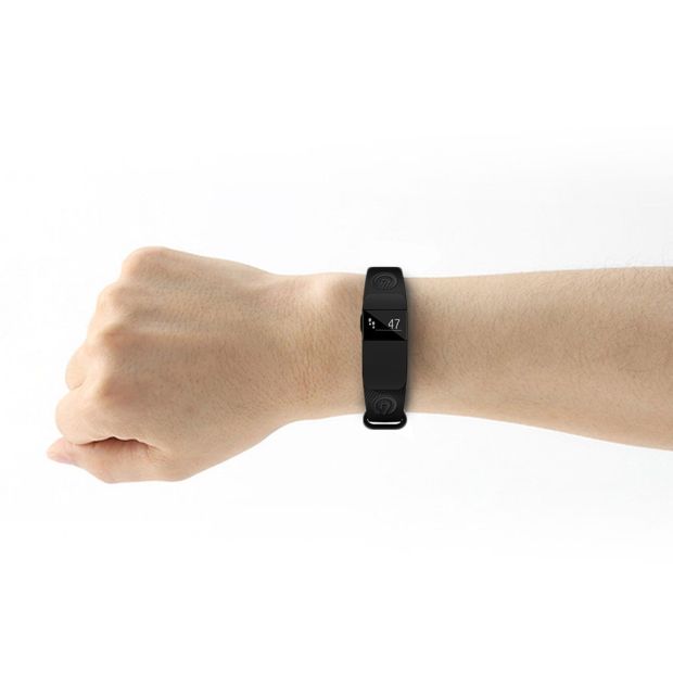 NINETEC Smartfit F2HR Fitnesstracker + 5x Ersatz Armband (Schwarz / Blau / Rot / Grün / ORANGE)