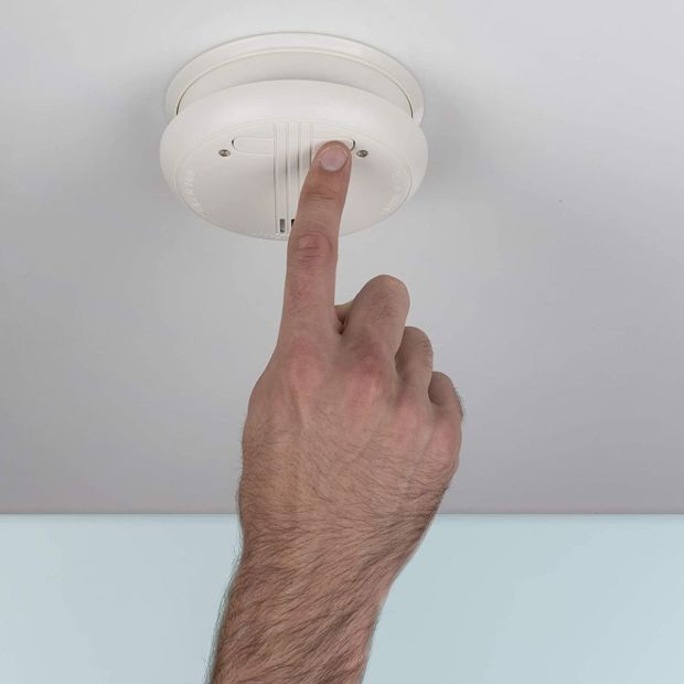Smartwares Funk Rauchmelder 2er Set Brandmelder Vernetzbar mit Batterien