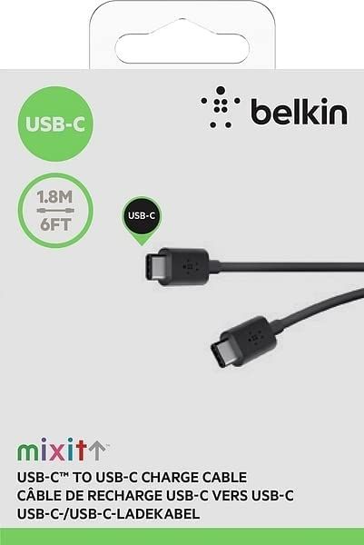 Belkin Mixit USB C Kabel Ladekabel Datenkabel Charger Synchro Kabel 1,8 m Belkin Mixit USB C Kabel Ladekabel Datenkabel Charger Synchro Kabel 1,8 m