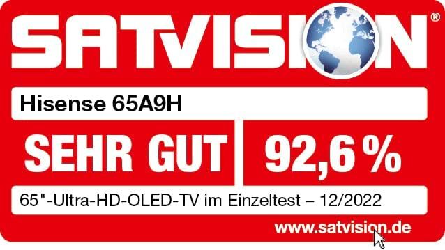 Hisense 65A9H UHD OLED 65 Zoll Fernseher 4K Smart TV 164 cm [B-WARE]