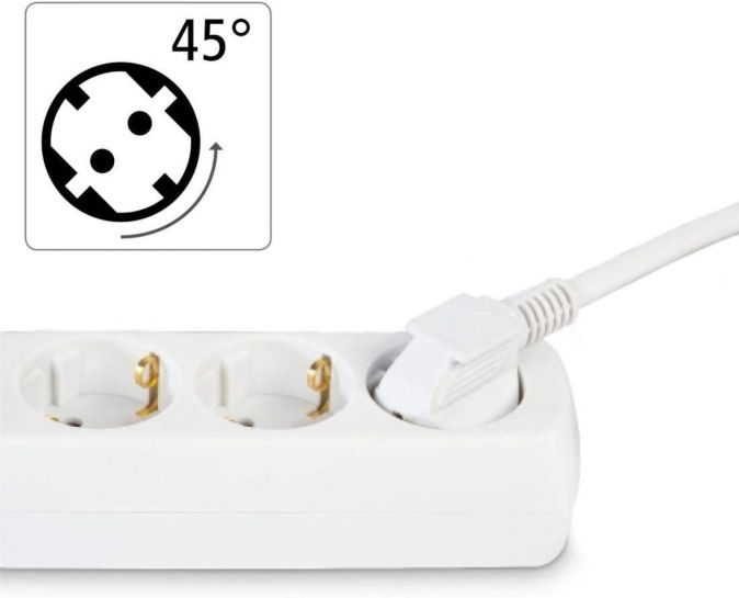 Hama 3-Fach Steckdosenleiste mit Schalter Mehrfachsteckdose 3m Hama 3-Fach Steckdosenleiste mit Schalter Mehrfachsteckdose 3m