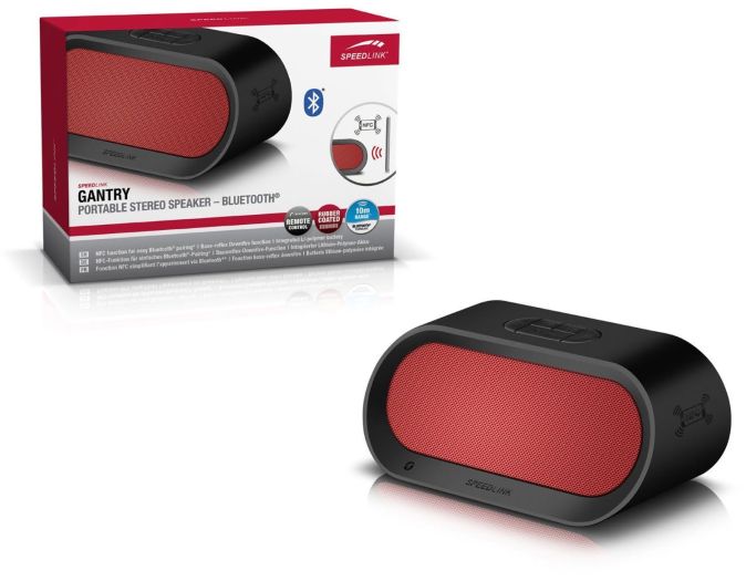 Speedlink (B-WARE)   GANTRY Bluetooth NFC Lautsprecher Stereo Speaker Bass 