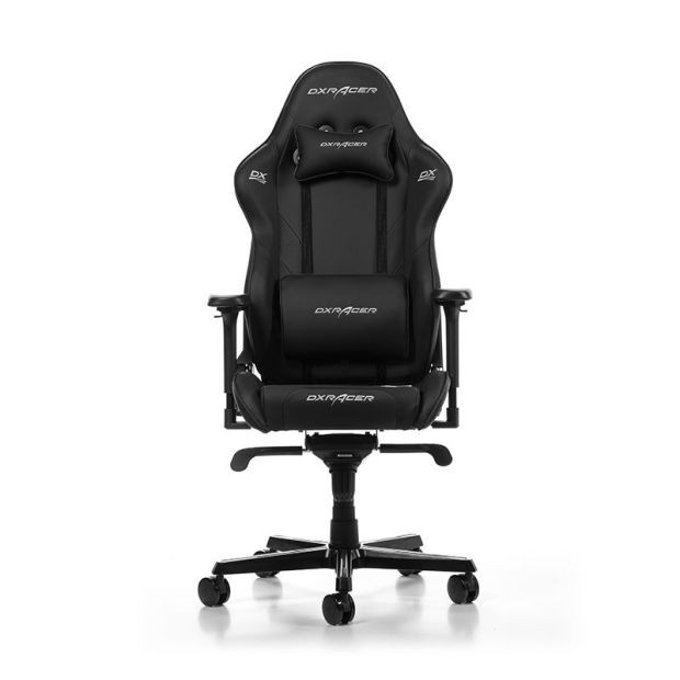 DXRacer Gaming Stuhl, Bürostuhl Chefsessel Kunstleder Schwarz 200 cm [B-WARE]