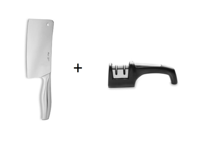Fontignac by Staub Hackmesser 17cm Klinkenlänge + Messerschärfer