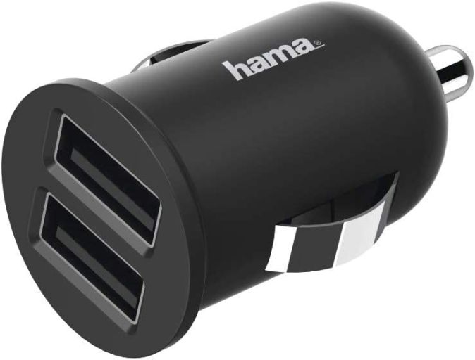 Hama® KFZ Ladegerät Auto Ladeadapter 12W 2 Fach USB Charger Netzteil Hama® KFZ Ladegerät Auto Ladeadapter 12W 2 Fach USB Charger Netzteil