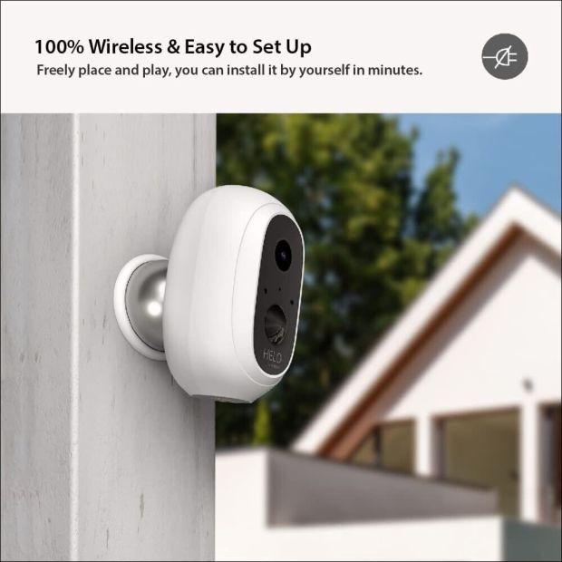 Strong HELO Überwachungskamera FHD 1080P Camera Kit mit Basisstation