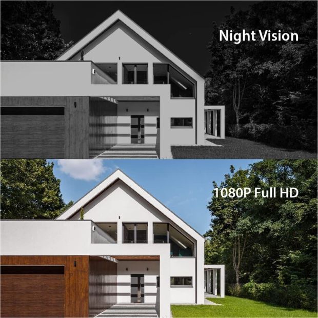 Strong HELO Überwachungskamera FHD 1080P Camera Kit mit Basisstation