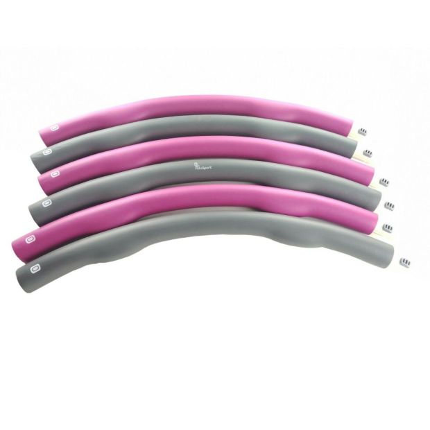 Fidusport Fitness Hula Reifen 6-tlg 1,2kg Ø100cm