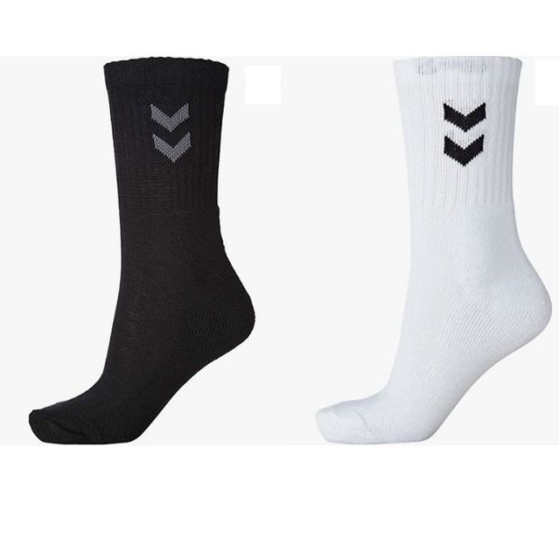 Hummel® Socken [6er Set] Herren Damen Sportsocken Schwarz- Weiss