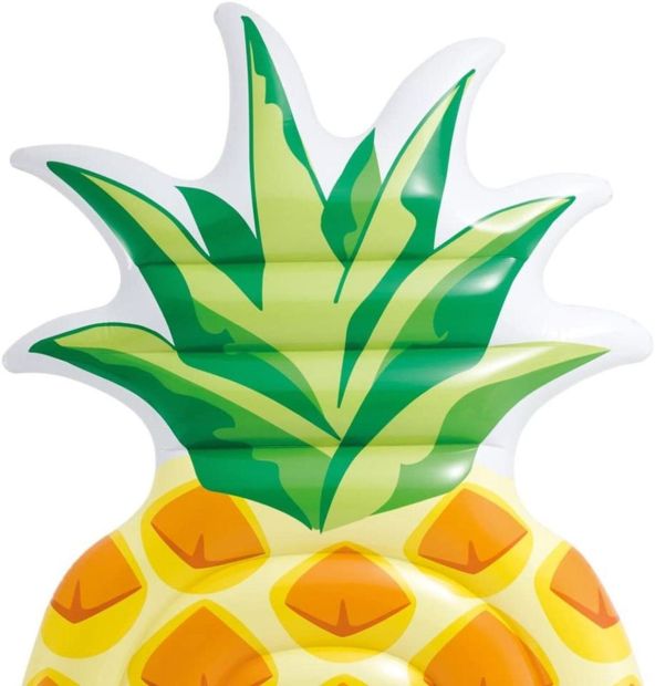 Intex Pool Luftmatratze Badeinsel XXL Ananas-Design 216cm