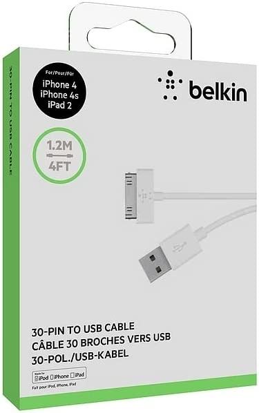Belkin Lightning 30-Pin USB Kabel Lade-Sync Kabel für iPhone Datenkabel 1,2 m