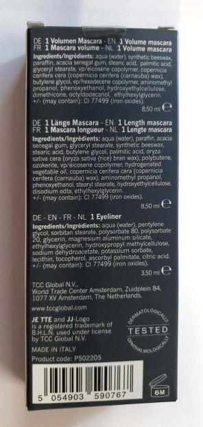 Jette Joop Mascara 3er Set Eyeliner Volumen Mascara