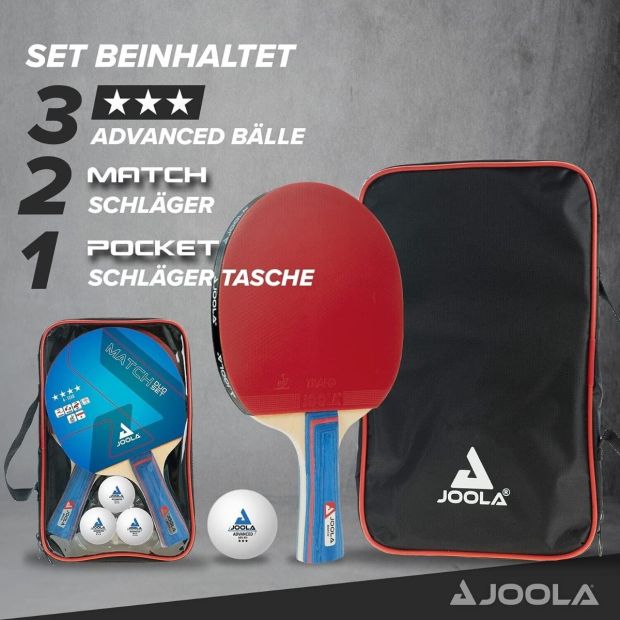 Joola Duo Tischtennis Set inkl. 3 Bälle + Tragetasche Joola Duo Tischtennis Set inkl. 3 Bälle + Tragetasche