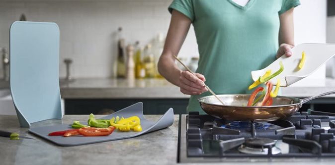 Joseph Joseph Schneidebrett-Set 3 Teilig Nest Chop Küchenbrett Mehrfarbig Opal