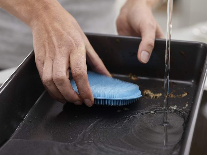 Joseph Joseph, Cleantech™ scrubbing sponge, Set of 2 - blau/grau