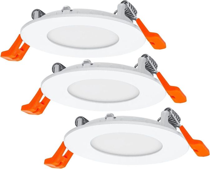 LEDVANCE LED Einbaustrahler inkl. Treiber Ultraflach Spot Lampe Spotleuchte 8W [3er]