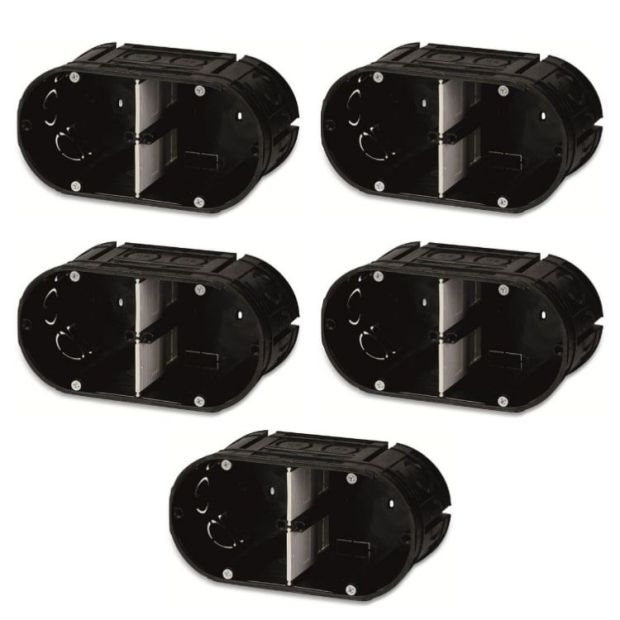 Kopp Hohlwanddose 2-3-4 fach Schalterdose 60/63/68mm mit Geräteschrauben [5er]