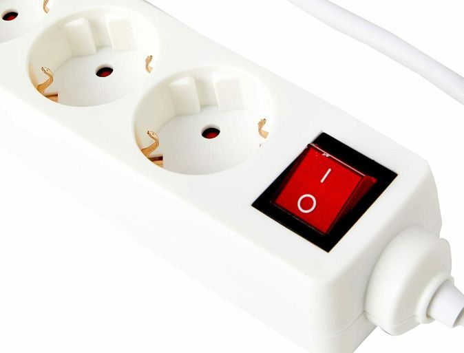 Kopp 3-fach Steckdosenleiste mit Schalter 2er Set Steckerleiste Mehrfachsteckdose Kopp 3-fach Steckdosenleiste mit Schalter 2er Set Steckerleiste Mehrfachsteckdose