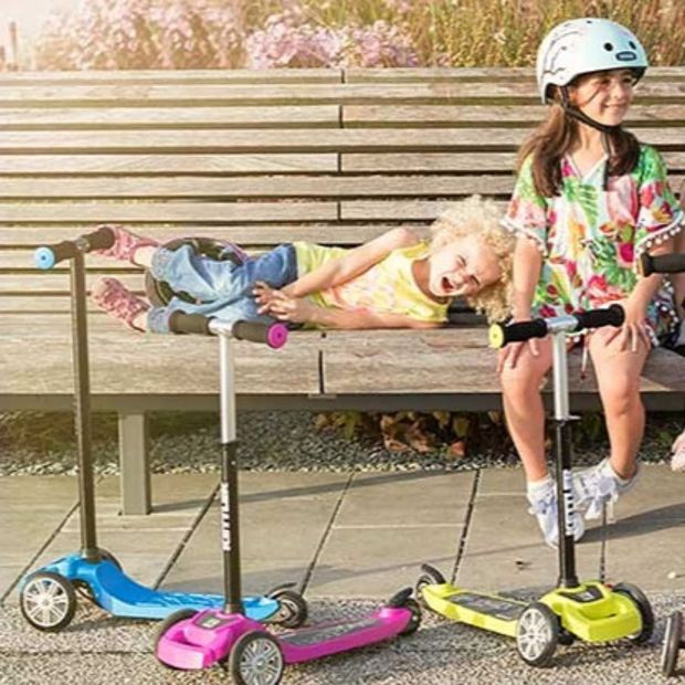 Kettler Kinderroller Scooter Cityroller Gelb/Schwarz