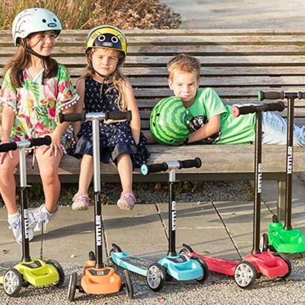 Kettler Kinderroller Scooter Cityroller Gelb/Schwarz