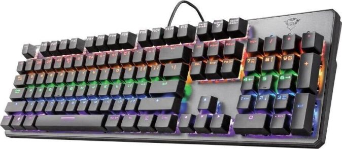 Trust GXT 865 Asta Gaming Mechanische Tastatur mit Trust Kabellos Gamepad [Kombi Deal]