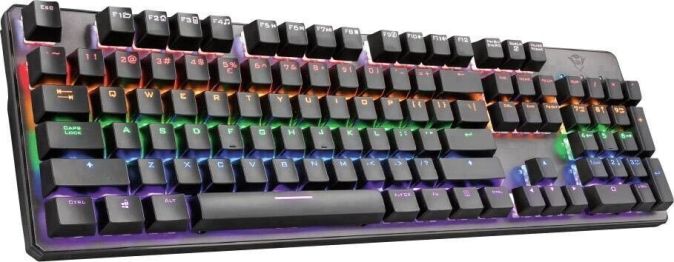 Trust GXT 865 Asta Gaming Mechanische Tastatur mit Trust Kabellos Gamepad [Kombi Deal]