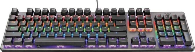 Trust GXT 865 Asta Gaming Mechanische Tastatur mit Trust Kabellos Gamepad [Kombi Deal]