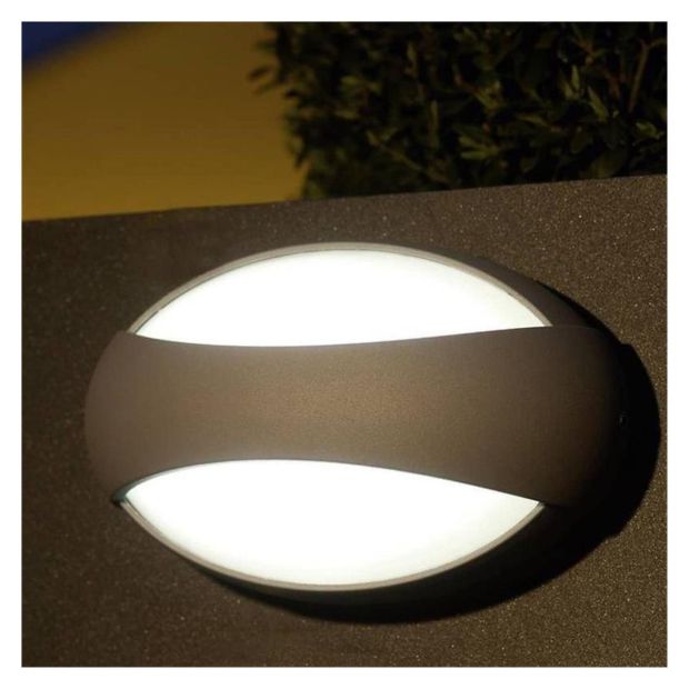 LUTEC EYES LED Alu Außenwandleuchte anthrazit Wandleuchte LUTEC EYES LED Alu Außenwandleuchte anthrazit Wandleuchte