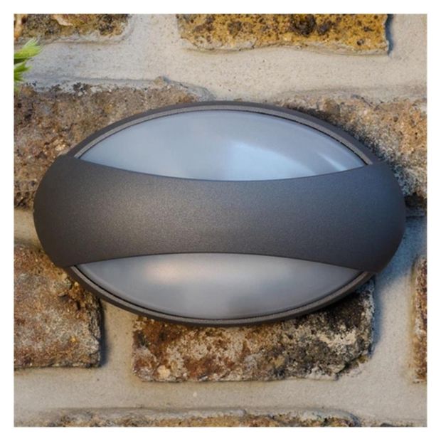 LUTEC EYES LED Alu Außenwandleuchte anthrazit Wandleuchte LUTEC EYES LED Alu Außenwandleuchte anthrazit Wandleuchte