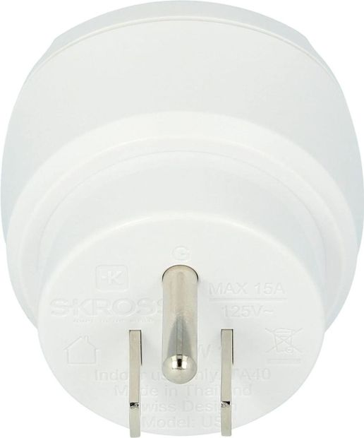 Skross Reisestecker EU auf USA Reisesteckdose Reiseadapter Weiß Skross Reisestecker EU auf USA Reisesteckdose Reiseadapter Weiß