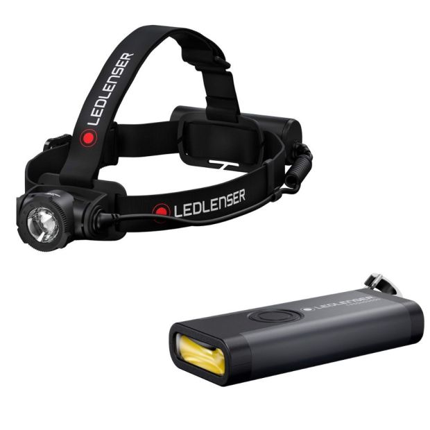 Ledlenser LED H7R Core Stirnlampe Kopflampe mit K4R Mini Taschenlampe