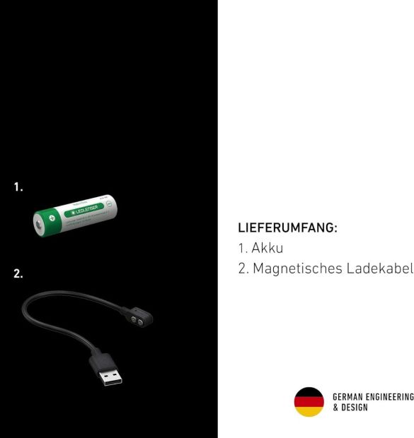 Ledlenser LED H7R Core Stirnlampe Kopflampe mit K4R Mini Taschenlampe