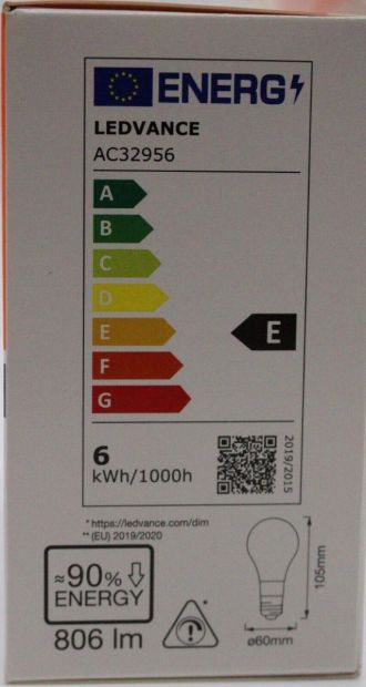 Ledvance Filament Lampe E27 Smart WiFi LED Leuchte Warmweiß [2er]