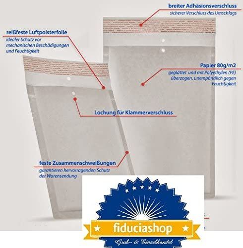 Luftpolster Versandtaschen Luftpolstertaschen Gr. L (Innen M 400x460) Luftpolster Versandtaschen Luftpolstertaschen Gr. L (Innen M 400x460)