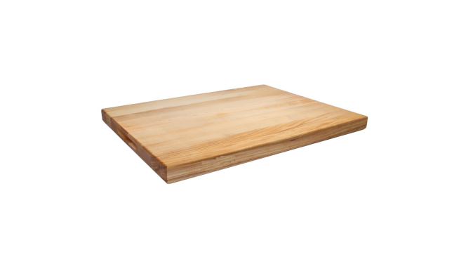 MasterChef XXL Schneidbrett Schneidebrett Küchenbrett Holzbrett 38x30x2.5 cm