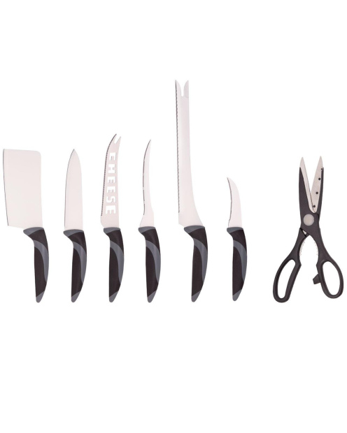Premium Messer-Set 7-teilig Ideal für Grill Saison Edelstahl / Keramik Premium Messer-Set 7-teilig Ideal für Grill Saison Edelstahl / Keramik