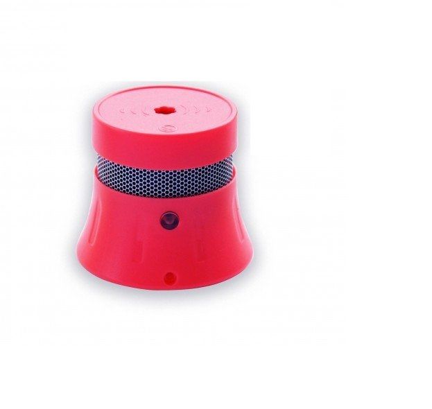 10x Xeltys Mini Rauchmelder Rosa inkl. 5 Jahre Lithium Batterie Austauschbar