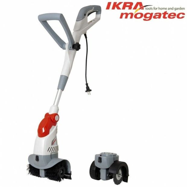 IKRA Elektrische Fugenbürste Fugenreiniger inkl. 4 Bürsten 550W