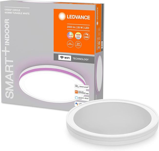 LEDVANCE ORBIS CIRCLE SMART+ WiFi Leuchte Dimmbar Rund Deckenleuchte 28W 