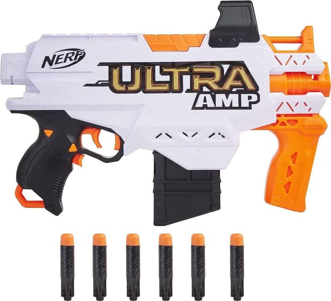 NERF Ultra Amp Motorisierter Blaster mit 6 Dart NERF Ultra Amp Motorisierter Blaster mit 6 Dart