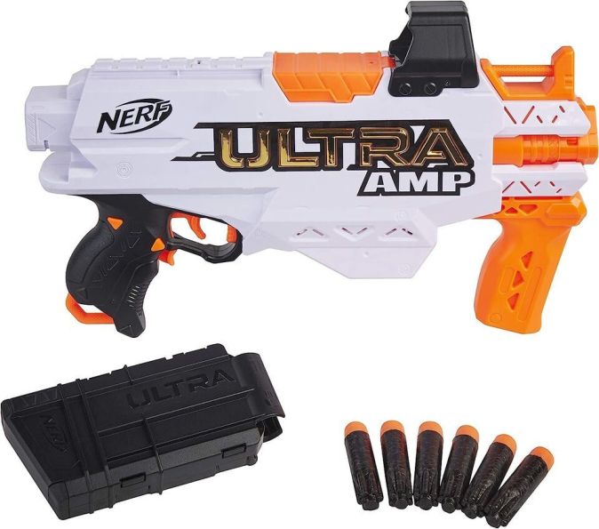 NERF Ultra Amp Motorisierter Blaster mit 6 Dart NERF Ultra Amp Motorisierter Blaster mit 6 Dart