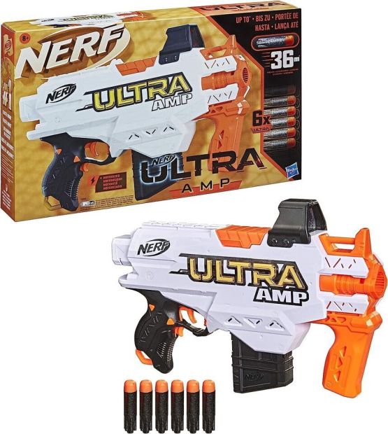 NERF Ultra Amp Motorisierter Blaster mit 6 Dart NERF Ultra Amp Motorisierter Blaster mit 6 Dart
